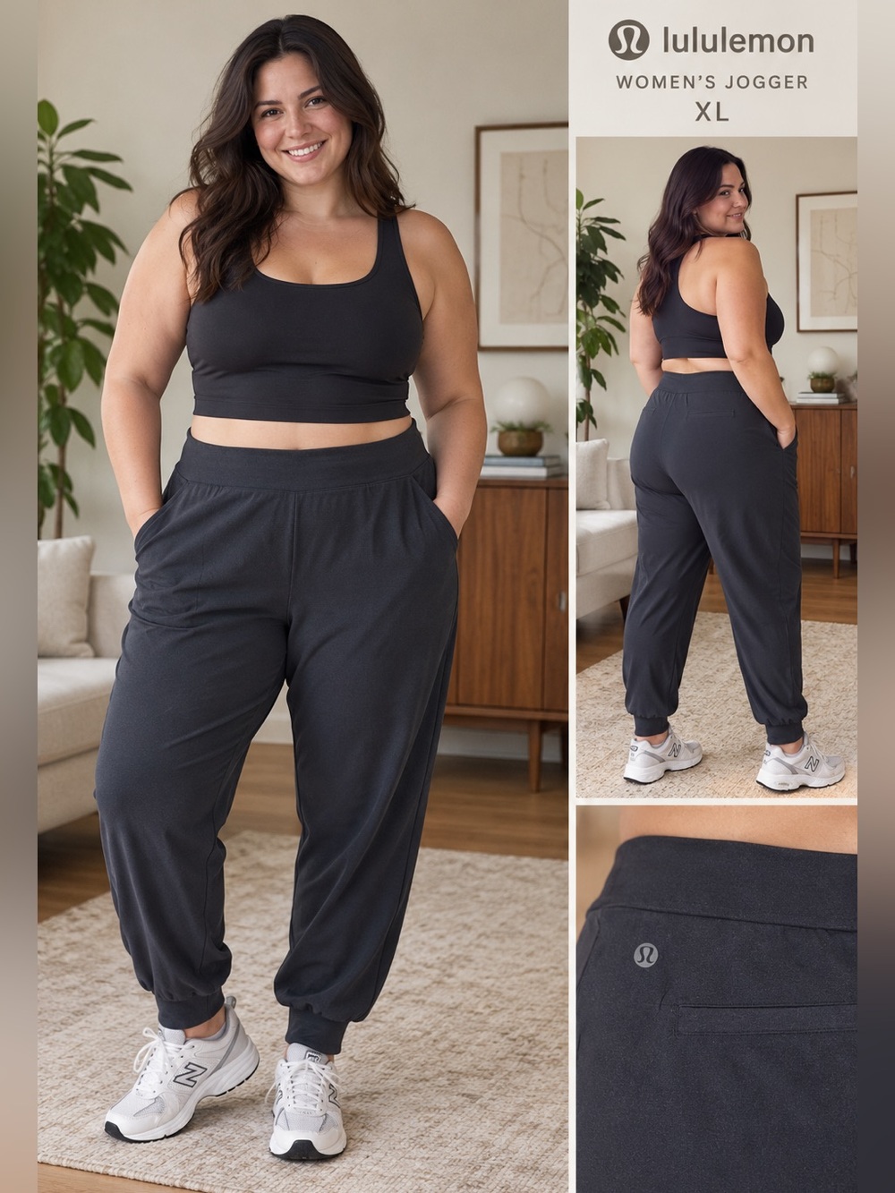 Lululemon Women’s Size XL Daydrift High-Rise Jogger Regular Length Black EUC